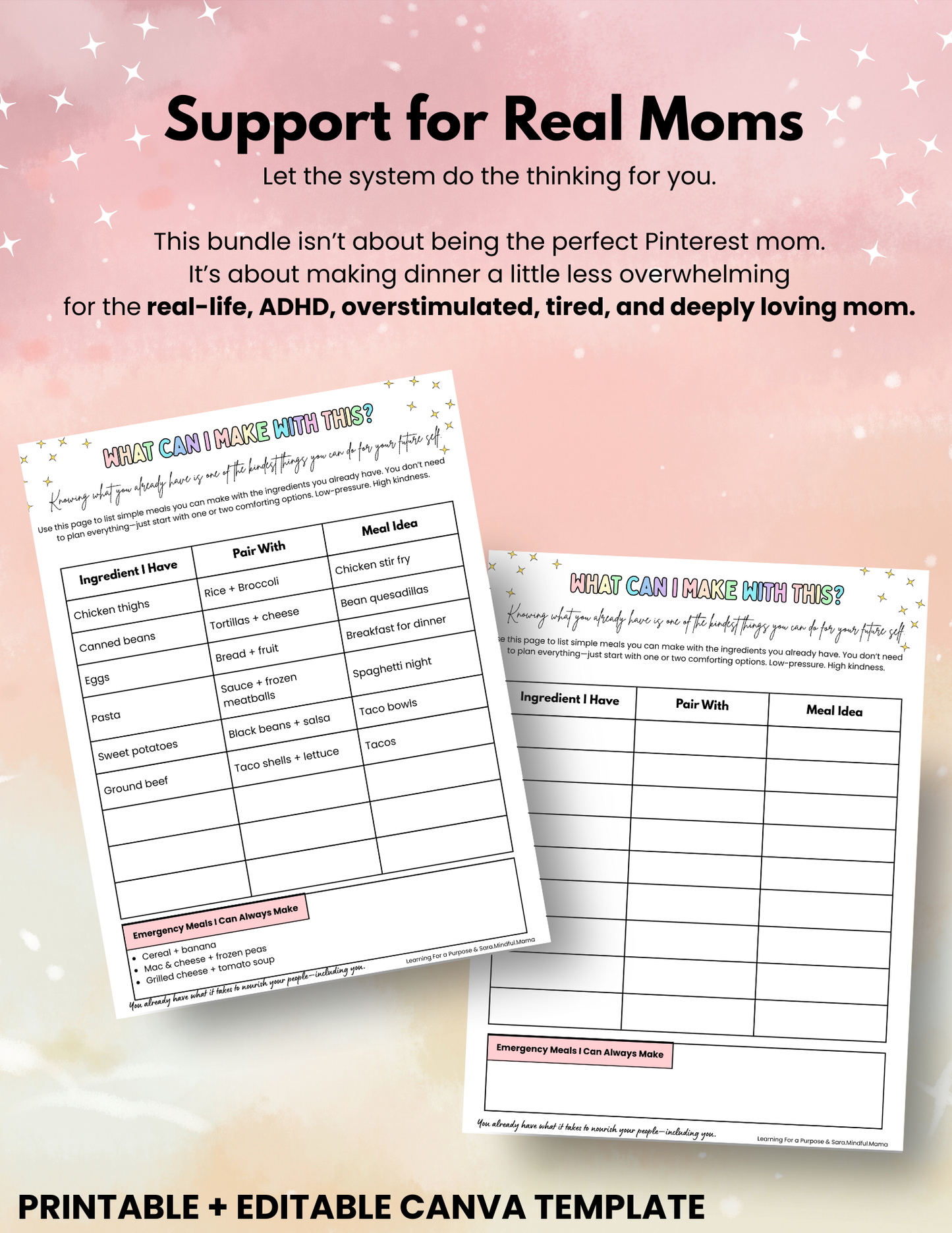 The Kind Mama Meal Planning System