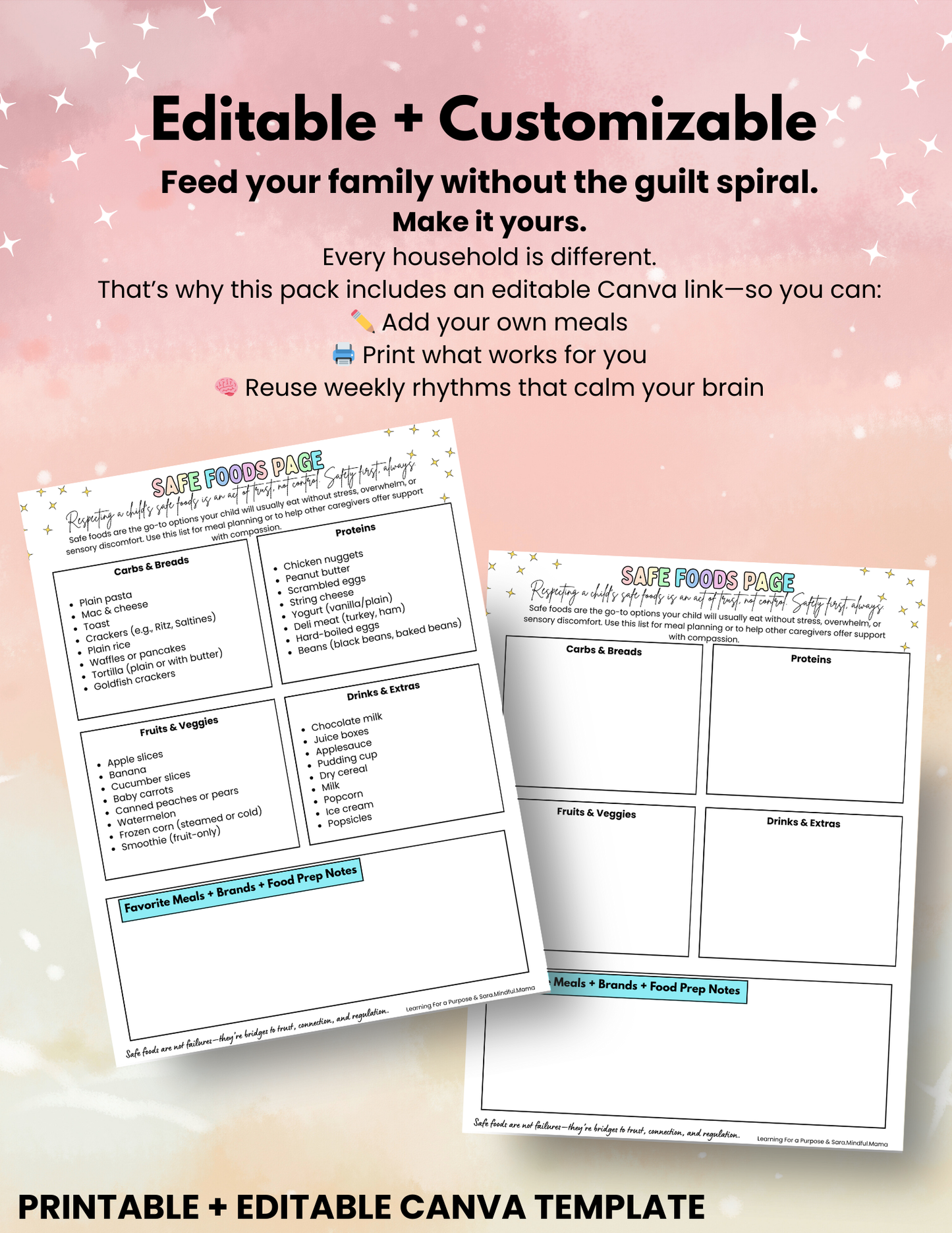 The Kind Mama Meal Planning System