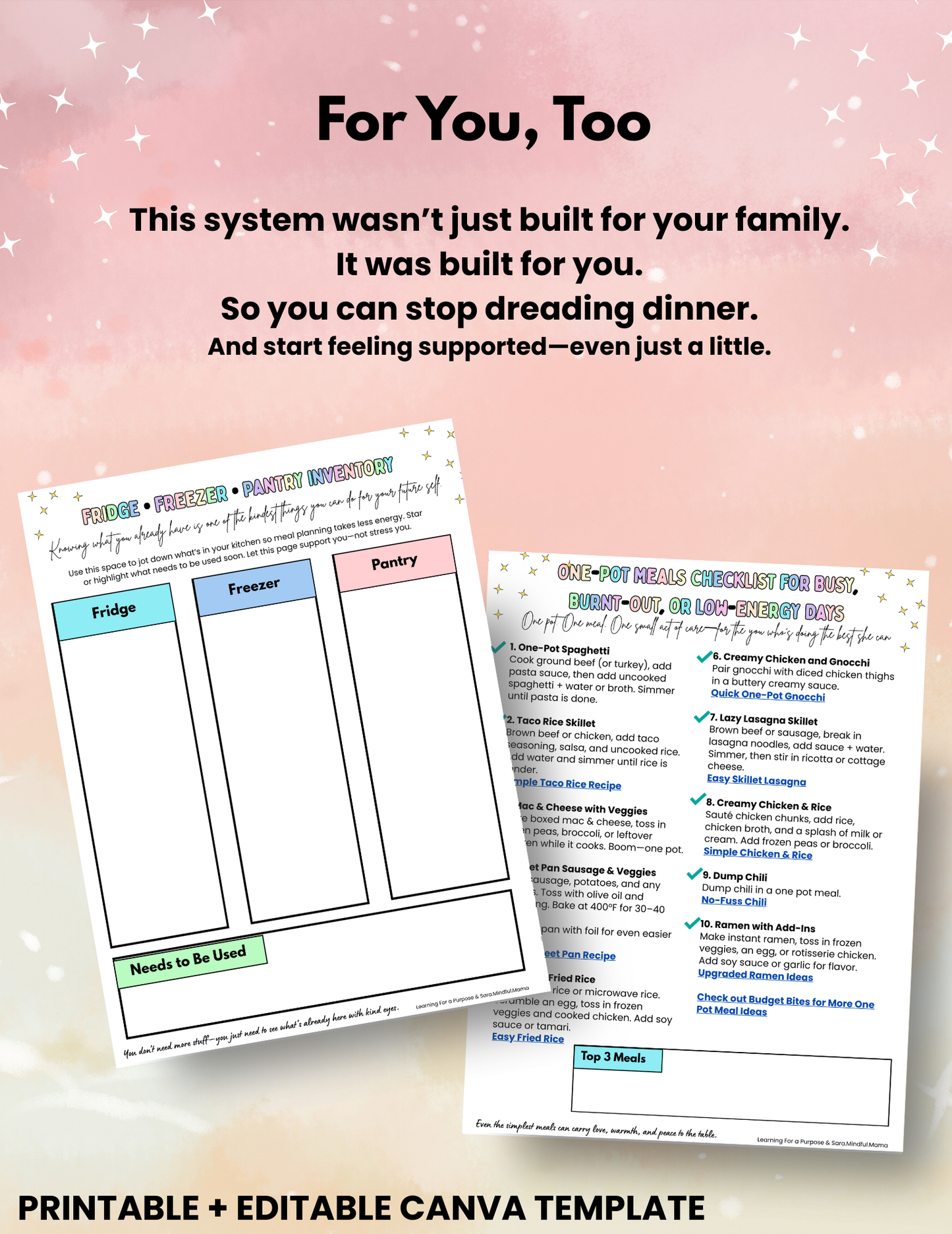 The Kind Mama Meal Planning System