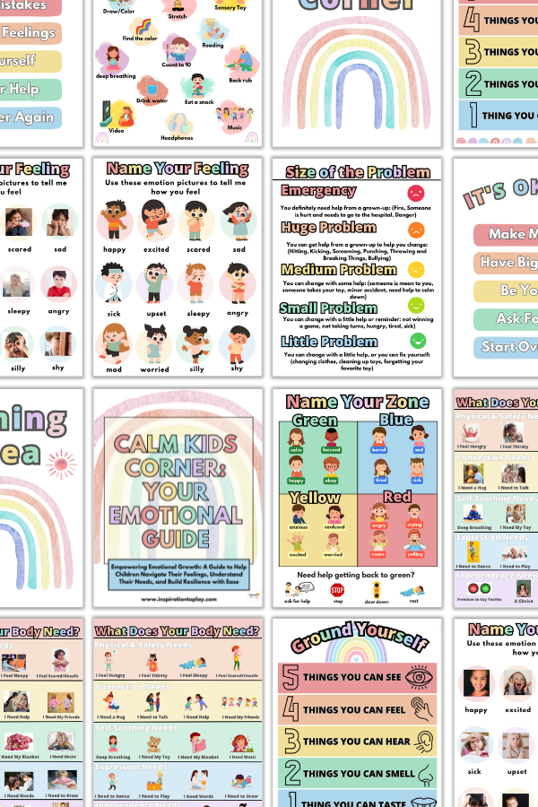 Calm Down Visuals For Kids Bundle