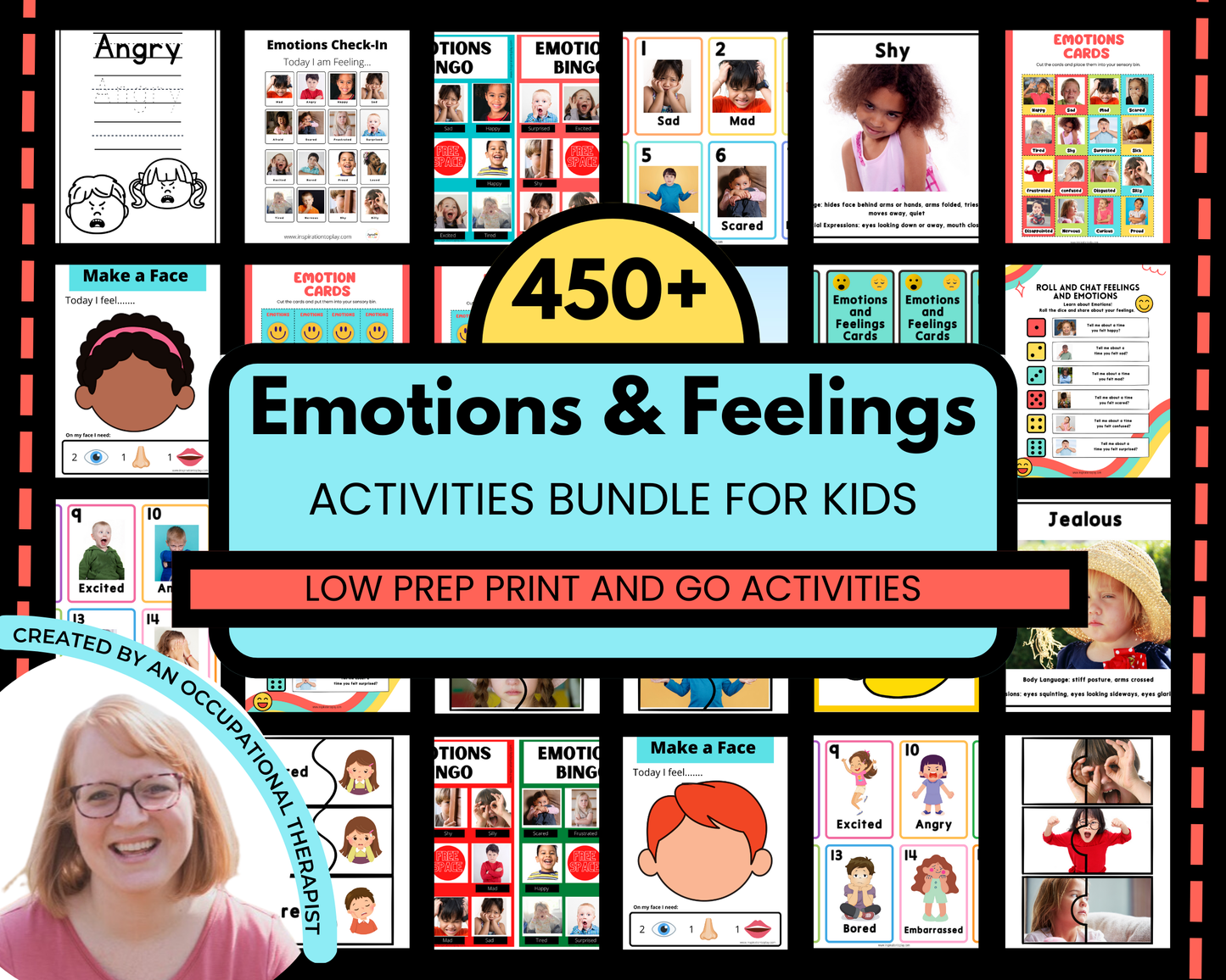 Emotions and Feelings Activities Bundle for Kids
