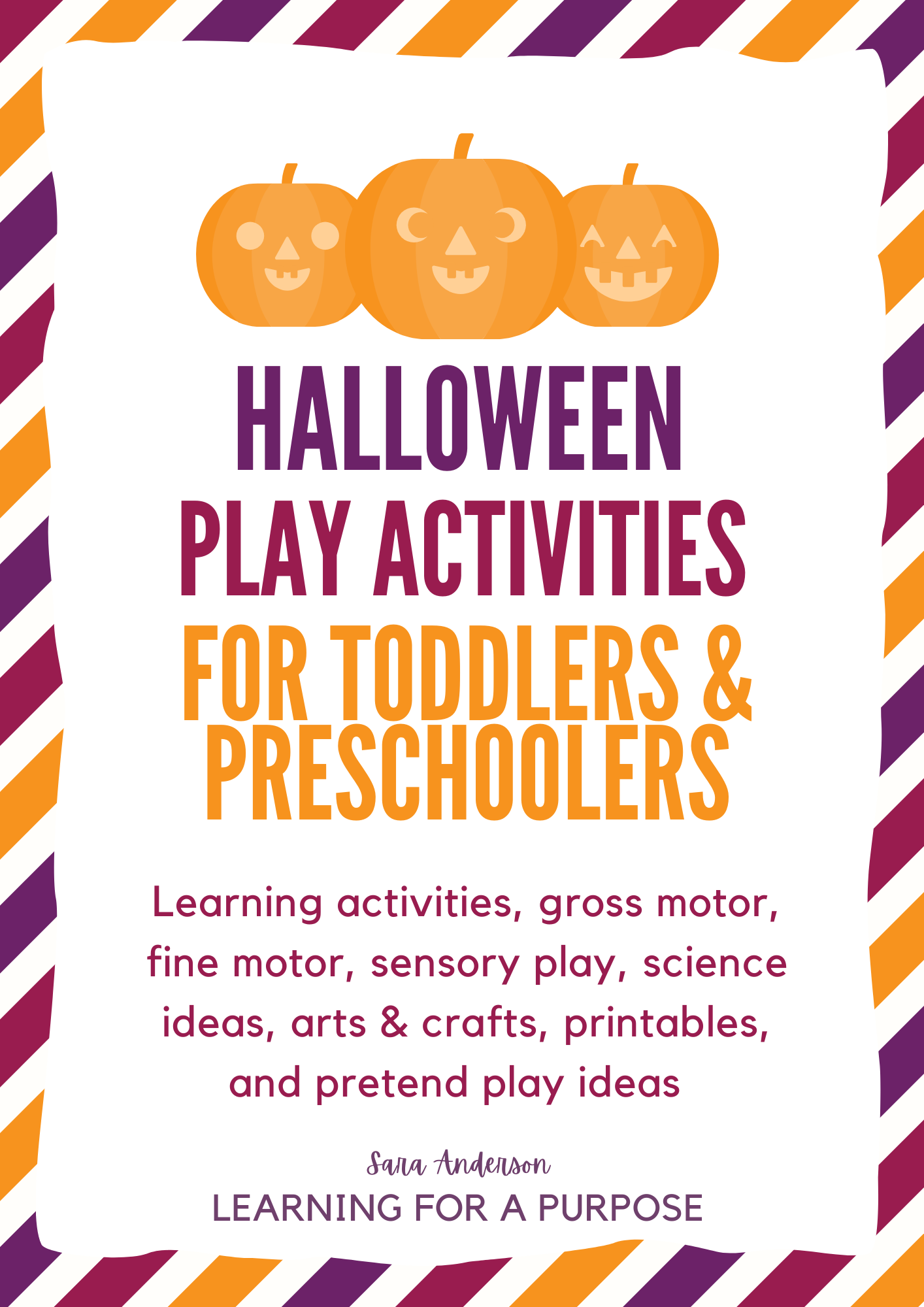 Halloween Play Activities for Toddlers and Preschoolers