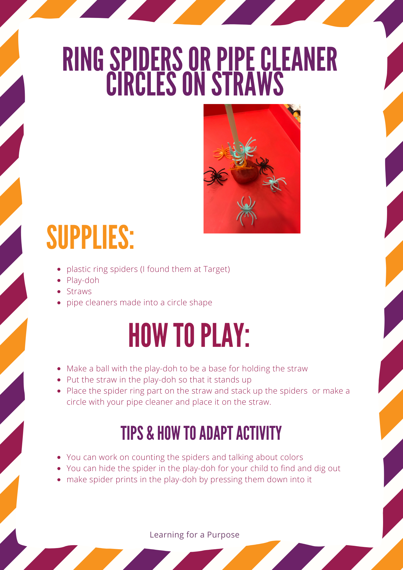 Halloween Play Activities for Toddlers and Preschoolers