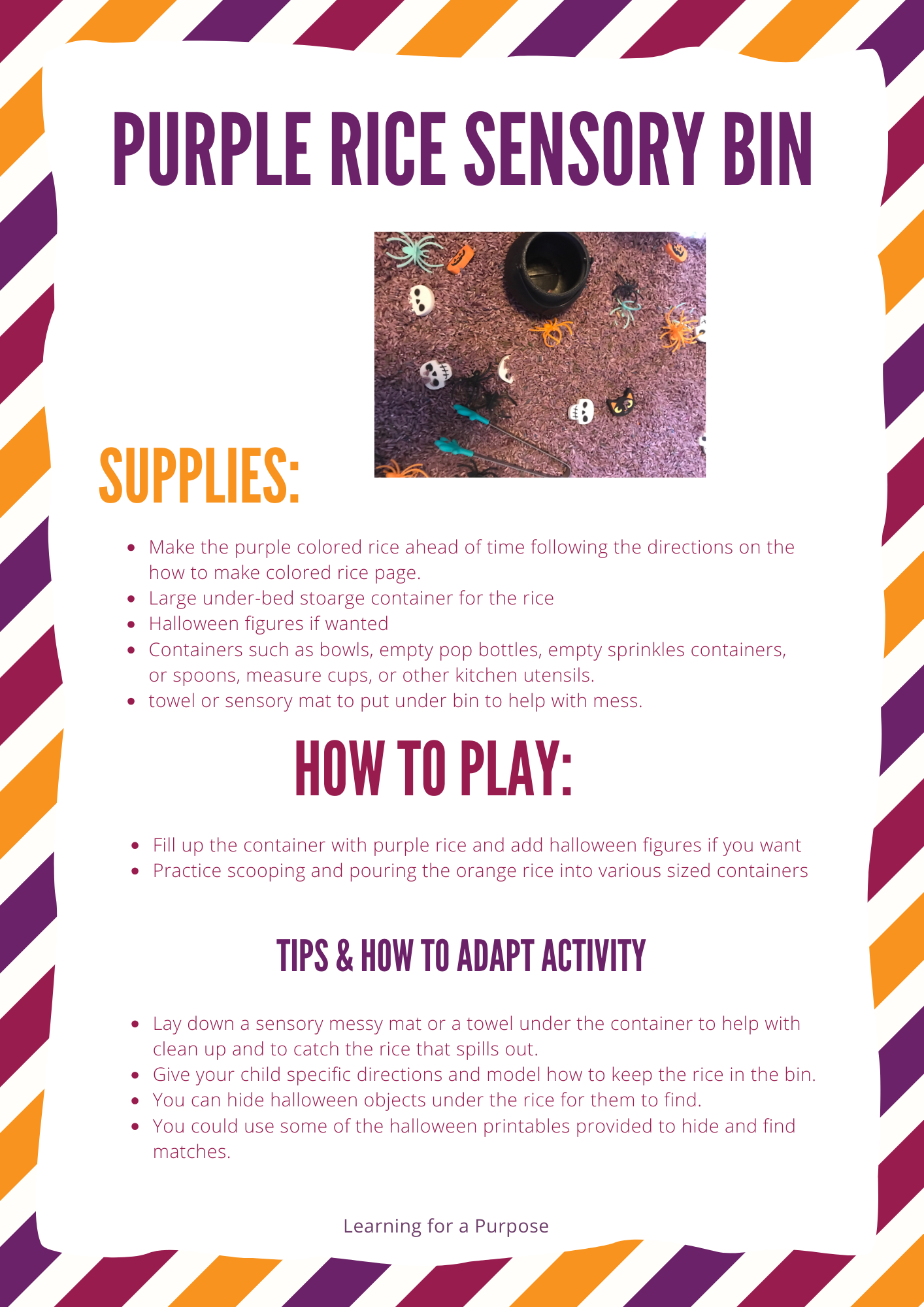 Halloween Play Activities for Toddlers and Preschoolers