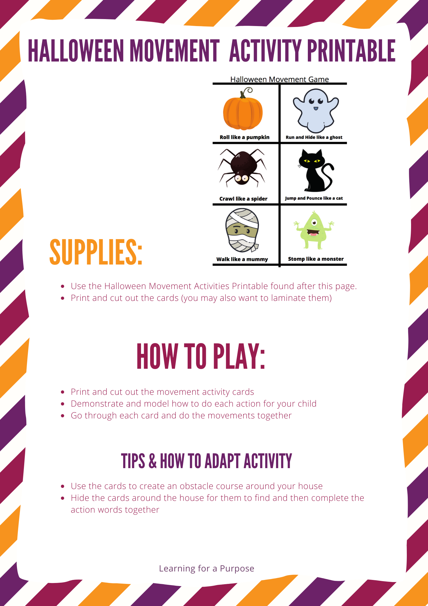 Halloween Play Activities for Toddlers and Preschoolers