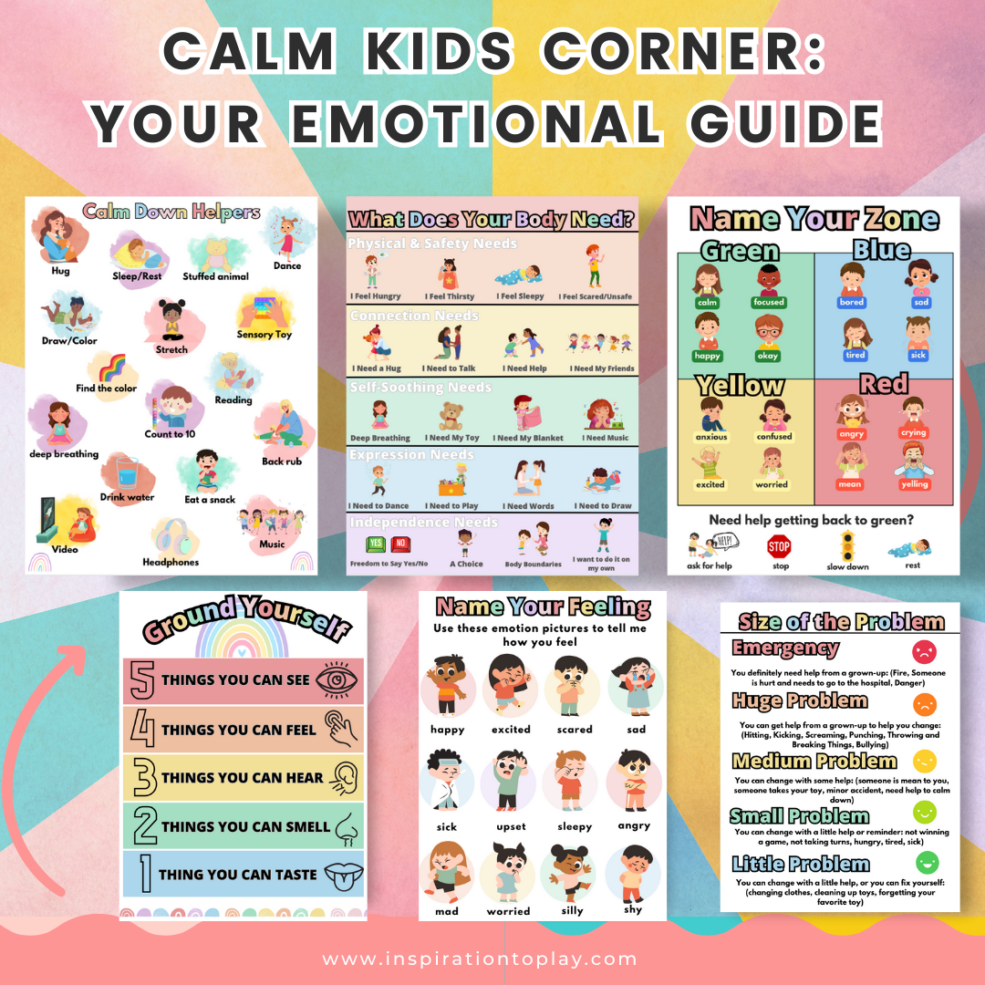 Calm Down Visuals For Kids Bundle