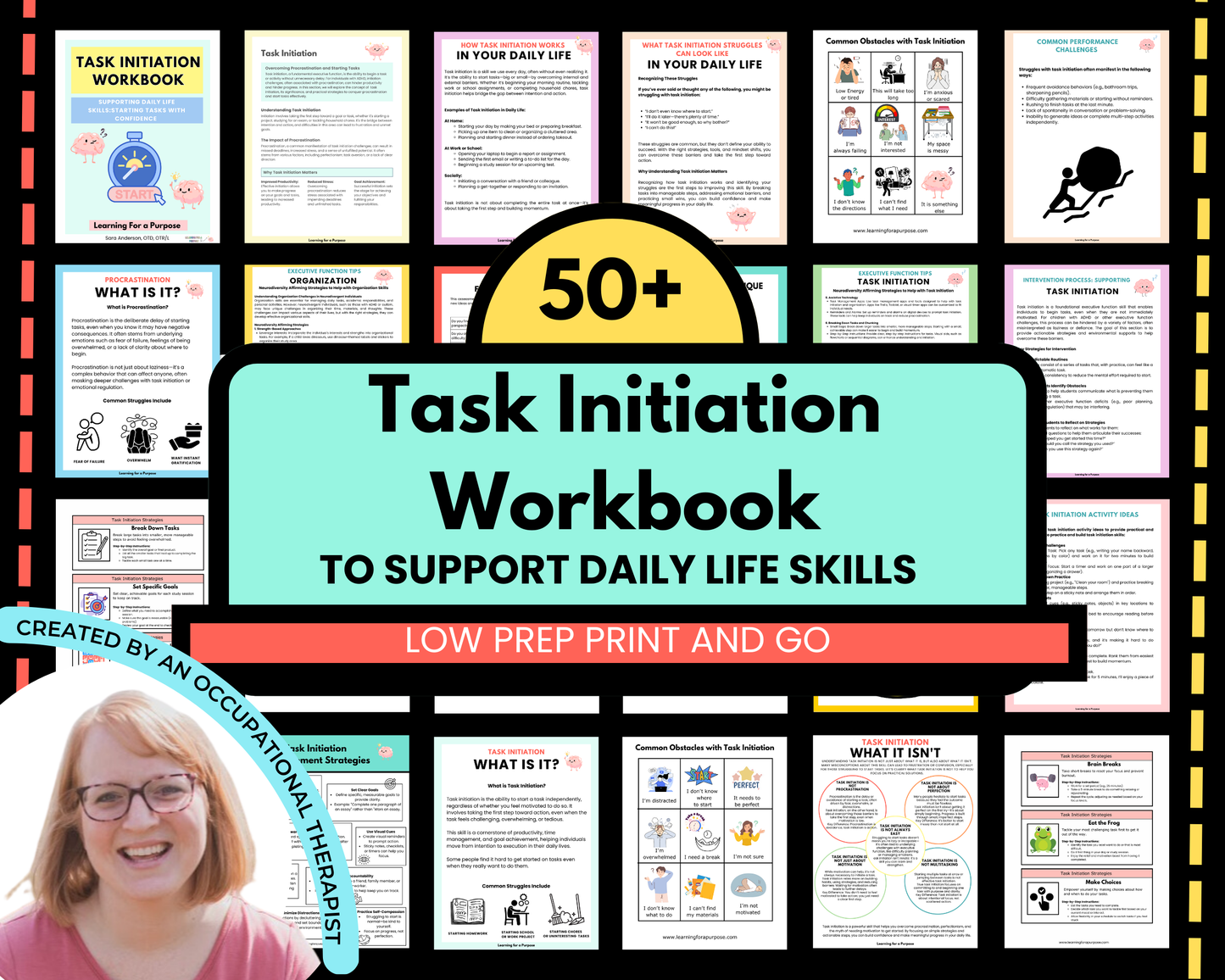 Task Initiation Workbook to Support Daily Life Skills