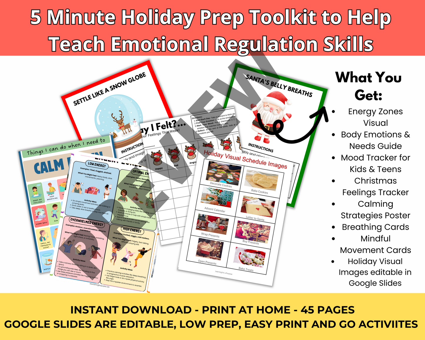 5-Minute Holiday Prep Toolkit to Help Teach Emotional Regulation Skills