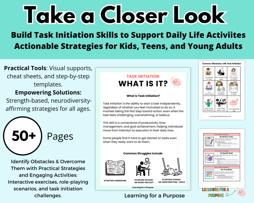 Task Initiation Workbook to Support Daily Life Skills – Learning For a ...