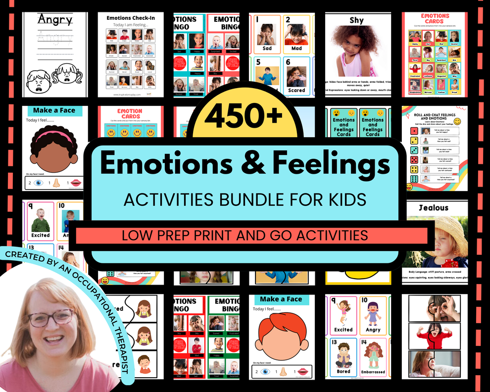 Emotions and Feelings Activities Bundle for Kids – Learning For a Purpose