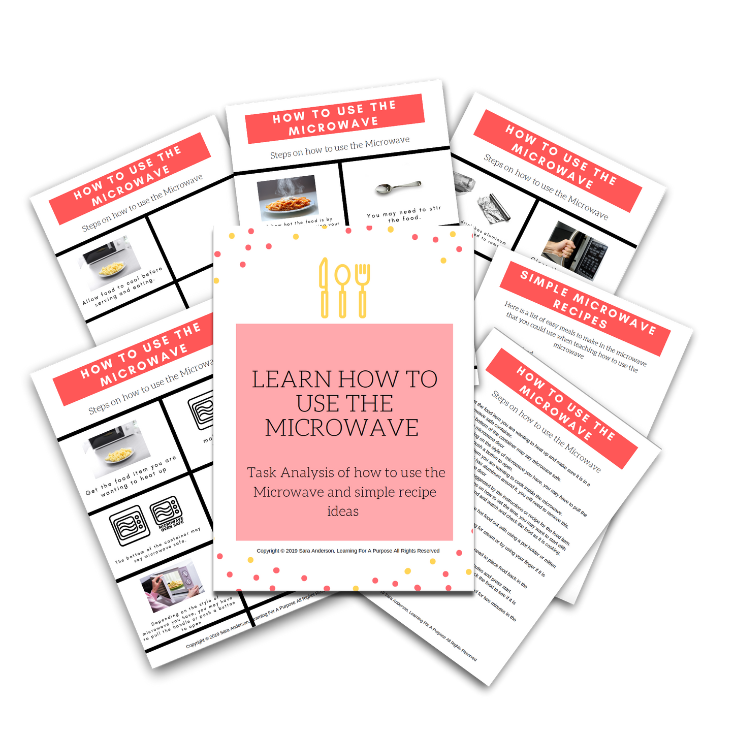 How to use the microwave: microwave safety worksheet