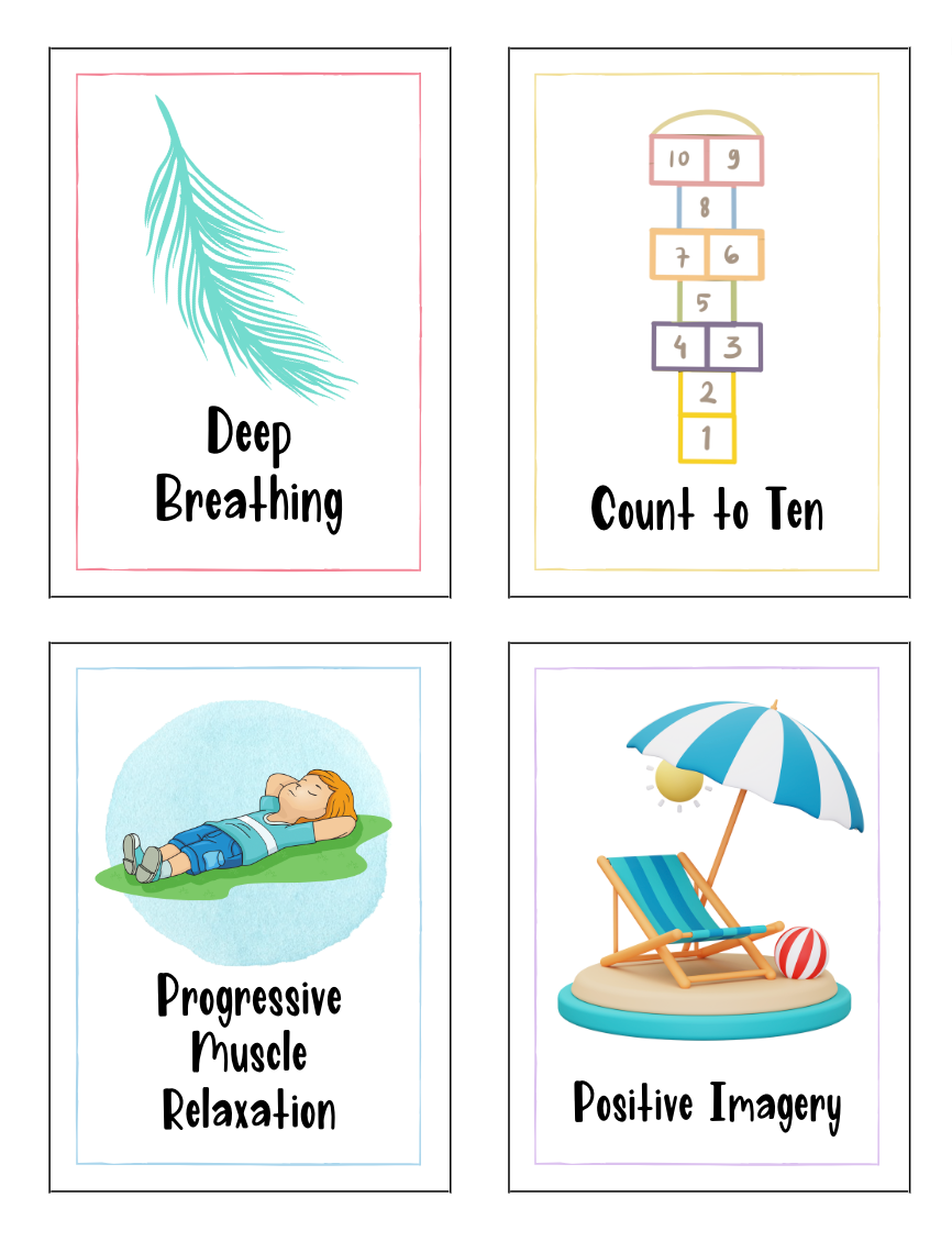 Calm Down Visuals For Kids Bundle