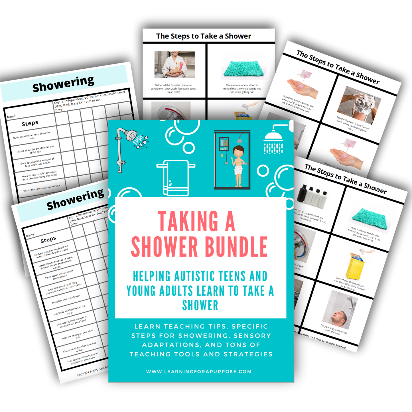 Taking a Shower Bundle Preview Image